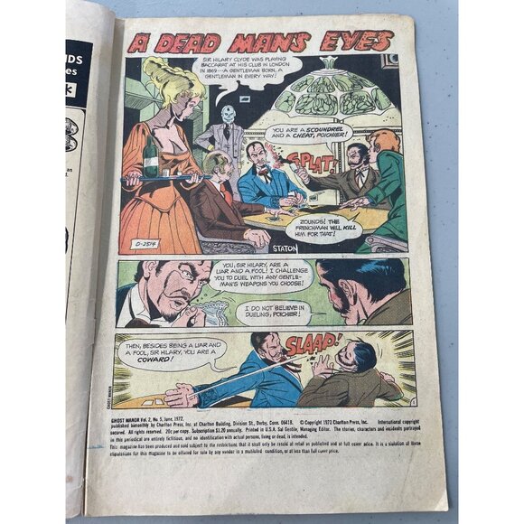 Charlton Comics Ghost Manor No. 5 June 1972 Horror Anthology 20¢ Bagged Boarded - Picture 3 of 8